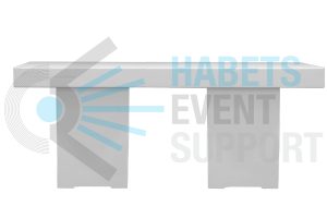 Buffettafel | 180x80 cm | Hoogglans Wit | Lounge | Signature