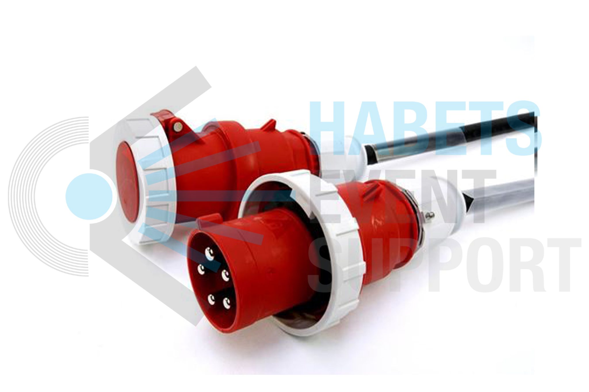 Stroomkabel 380v | 64A | 15-20 meter - Habets Event Support