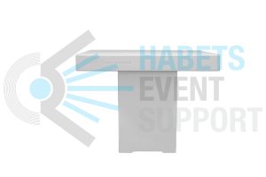 Loungetafel | 100x100 cm | Hoogglans Wit | Vierkant | Signature