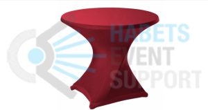 Terrastafel | Rok | Zonder Strik | Bordeaux-rood