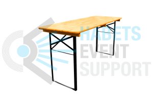 Picknicktafel | 220x50 cm | Hout | Bierset