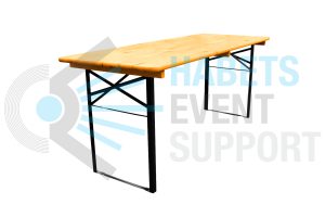 Picknicktafel | 220x60 cm | Hout | Bierset Breed