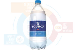 Sourcy Blauw | PET fles 1,1 liter