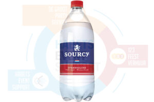 Sourcy Rood | PET fles 1,1 liter