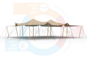 Stretchtent | 9x10 m | Ecru