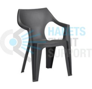 Bistrostoel | Antraciet | Luxe | Kunststof | Stapelbaar