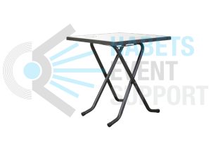 Terrastafel | 70x70 cm | Vierkant | Zwart