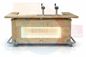 Bar | Steigerhout | 2 Taps | Waterbadkoeling | LED