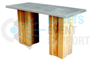 Statafel zink | Blok | 180x80