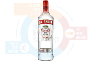 Smirnoff Vodka Red Label | Fles 1 liter