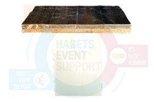 Terrastafel | 80x80 cm | Vierkant | Fusion | Vintage & Wit