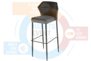 Kruk | Louis Design | Zwart leer